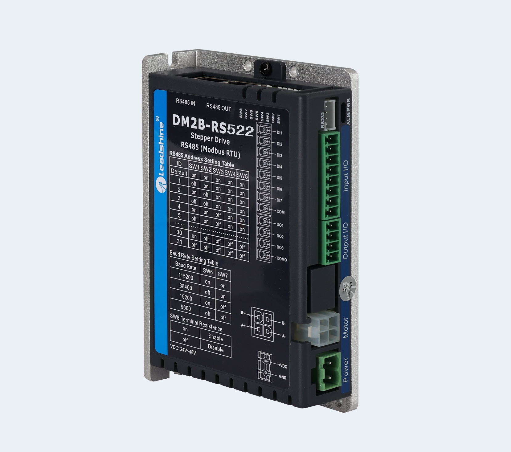DM2B-RS522 <br> 驱控型闭环步进驱动器
